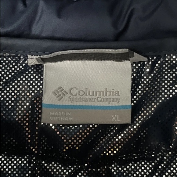 Columbia Slope Edge Insulated Vest Mens XL Blue Puffer Omni-Heat New Tags - Picture 2 of 13